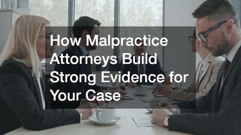 How Malpractice Attorneys Build Strong Evidence for Your Case